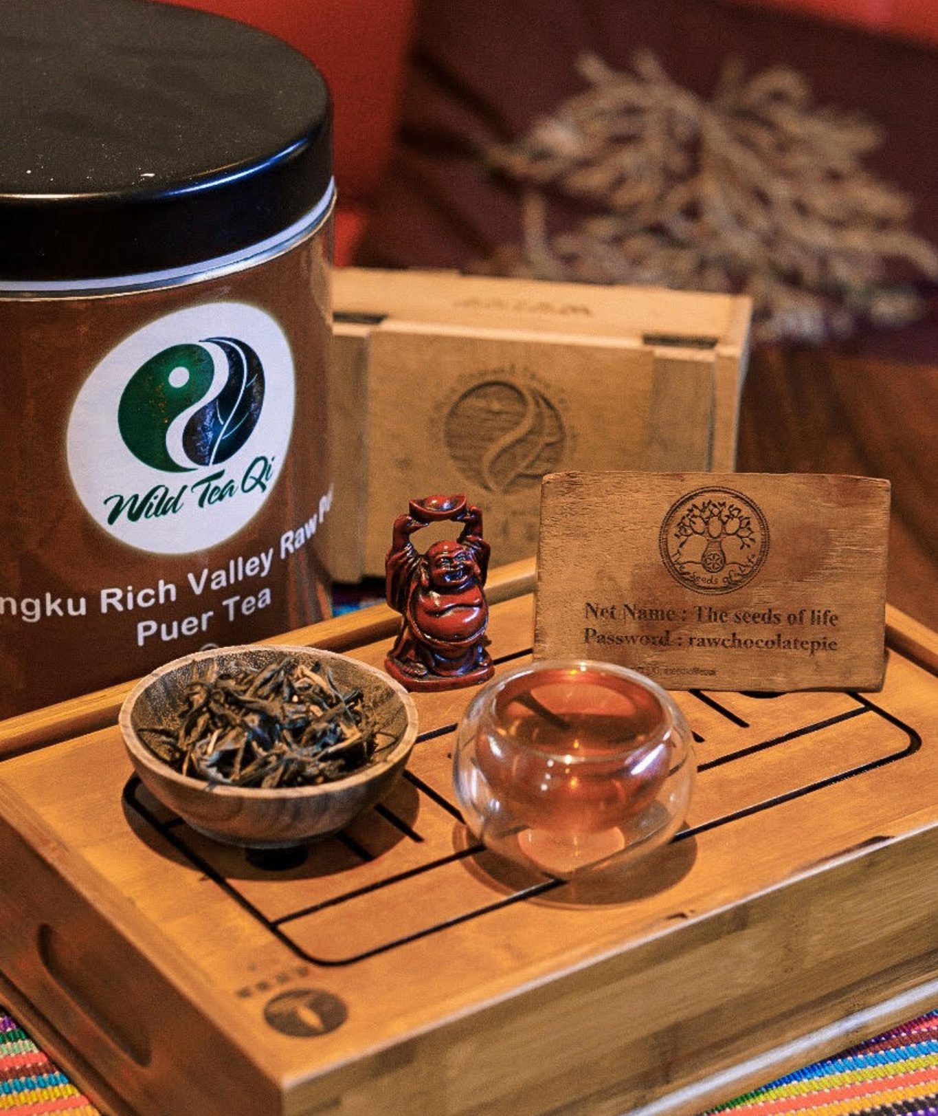 Loloh Tea and Tonic Bar with WILD ANCIENT ARTISAN TEAS FILLED WITH QI OR LIFE FORCE in Ubud, Bali